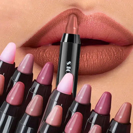 1PC Matte Lip Liner Pencil Lip Outline Contouring Lasting Waterproof Lipstick Crayon Pigments Moisturizing Lip Balm Cosmetics Good Vibrations