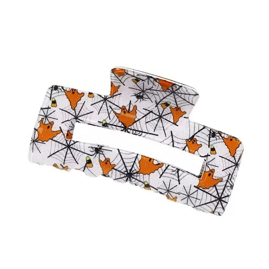 Halloween Theme - With Ghost/Pumpkin/Bat Patterns, Perfect For Holiday Party Costumes, Fashion Accessories For Women And Girls Good Vibrations
