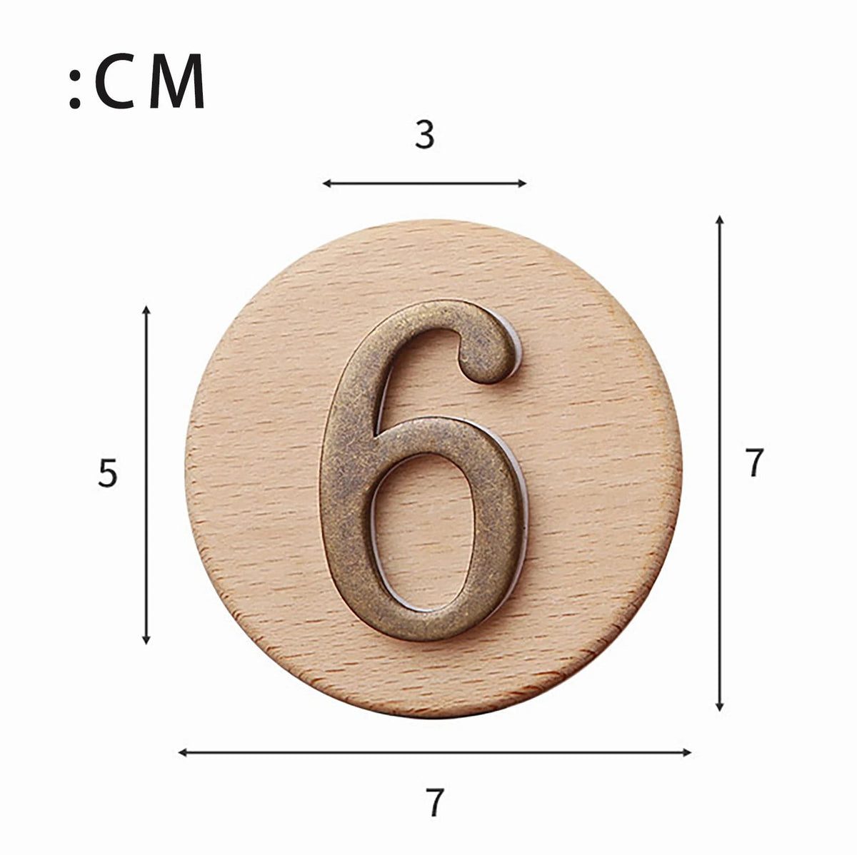 Magnetic Wooden Table Number Plate Metal Numbers Signs for Restaurants Bar Cafe Wedding Number Table Plate Event Party Supplies Good Vibrations