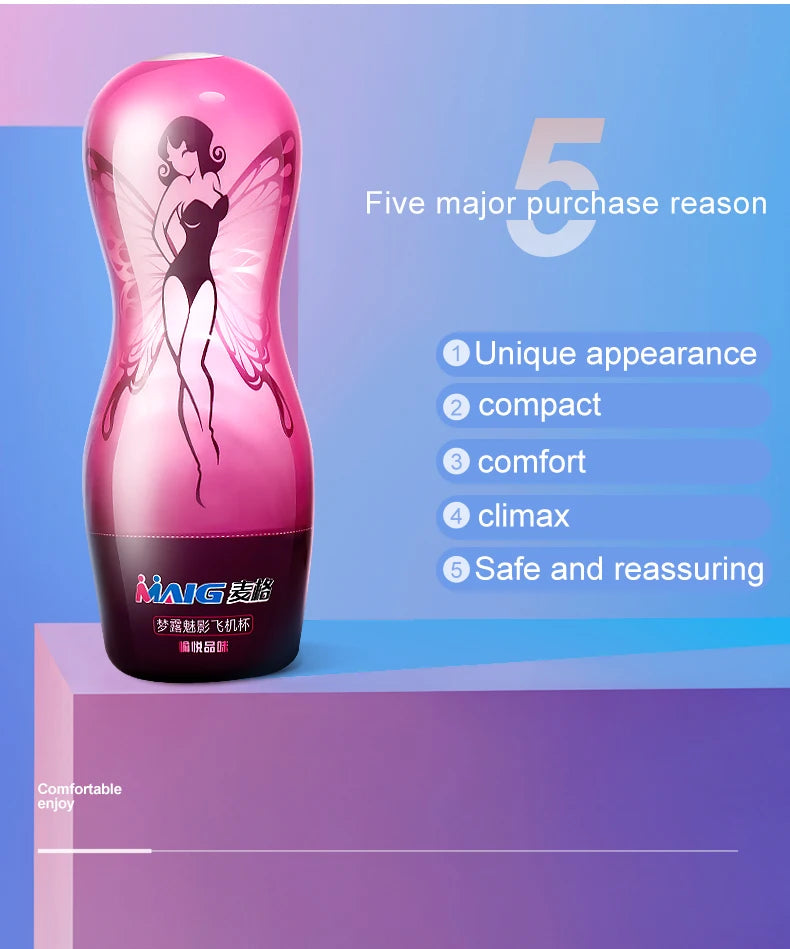 Marilyn Male Masturbator Adult Erotic Toys Silicone Masturbation Cup Penis Exerciser Male Deformable Sex Toys Blowjob Sex Shop