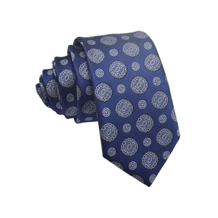 35 Styles Men's Silk Ties Jacquard Dot Floral 8cm Necktie Accessories Daily Wear Shirt Suit Cravat Wedding Party Gifts Neck Tie Good Vibrations