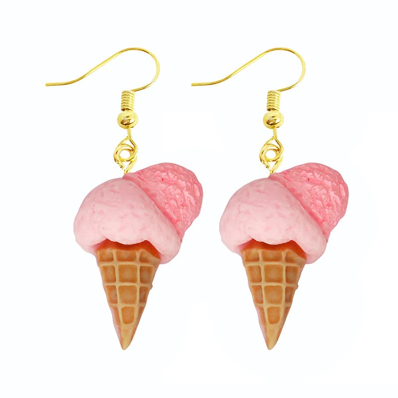 Earrings For Women Girls Cute Foods Hamburg Pizza Chicken Leg Candy Bottle Handmade Candy Kids Funny Resin Good Vibrations Adult Super Store