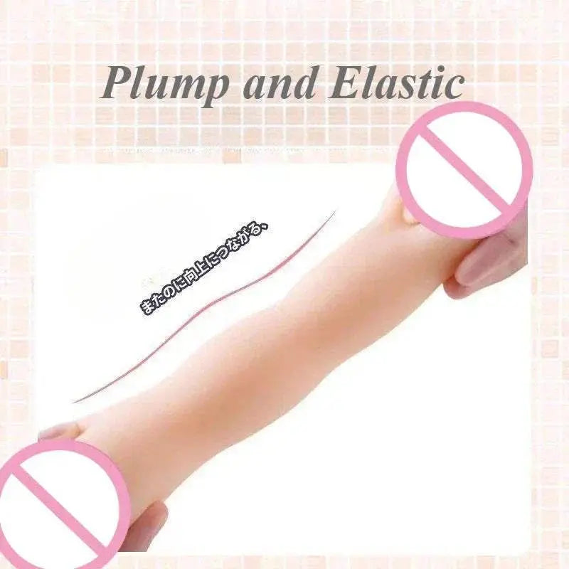 Plump and elastic material of Mens Undercover Realistic Masturbators Cup.