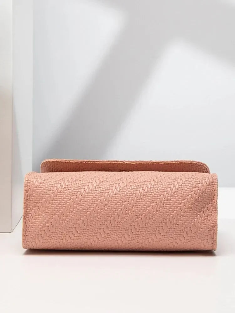 Embossing Chain Square Bag PU Leather Large Capacity Shoulder Crossbody Cell Phone Bag for Women purses and handbags Good Vibrations