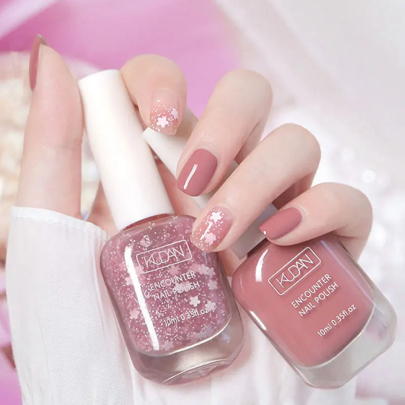 Air Dry Nail Polish 10ml 0.35 oz Water Based Non Toxic Odorless Quick Dry Toenail Finger Gel No Lamp Baking Nail Art Manicure Good Vibrations