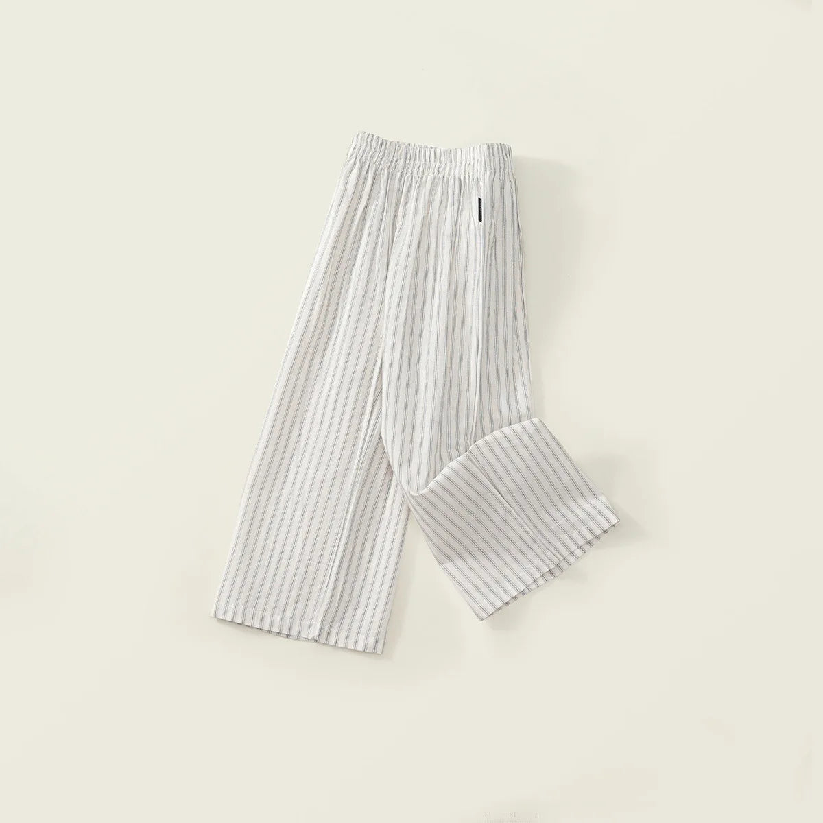 Korean Summer Kids Girls 2PCS Clothes Set Cotton Black Lace Baby Girl Vest Tops Suit Loose Striped Straight Pant Kid Girl Outfit Good Vibrations