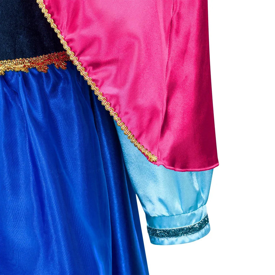 Disney Kids Princess Costume Elsa Anna Halloween Dress Girl Jasmine Moana Dinner Dress Rapunzel Mermaid Pageant Disguise 3-10Y Good Vibrations
