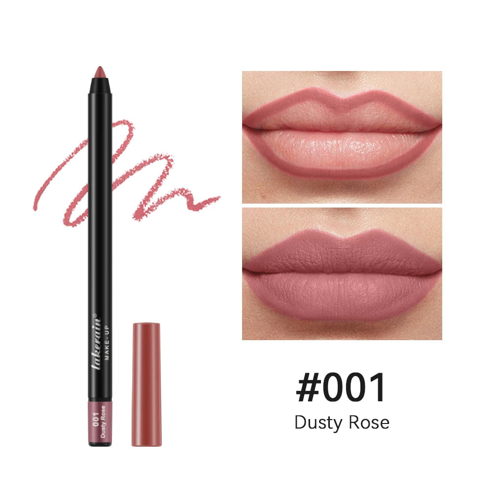 Lip Liners Pencil Eyeliner Lips Original Makeup Long Lasting Lip Liner Set Lipliner Pencil Waterproof Cosmetics Brown Lipstick Good Vibrations