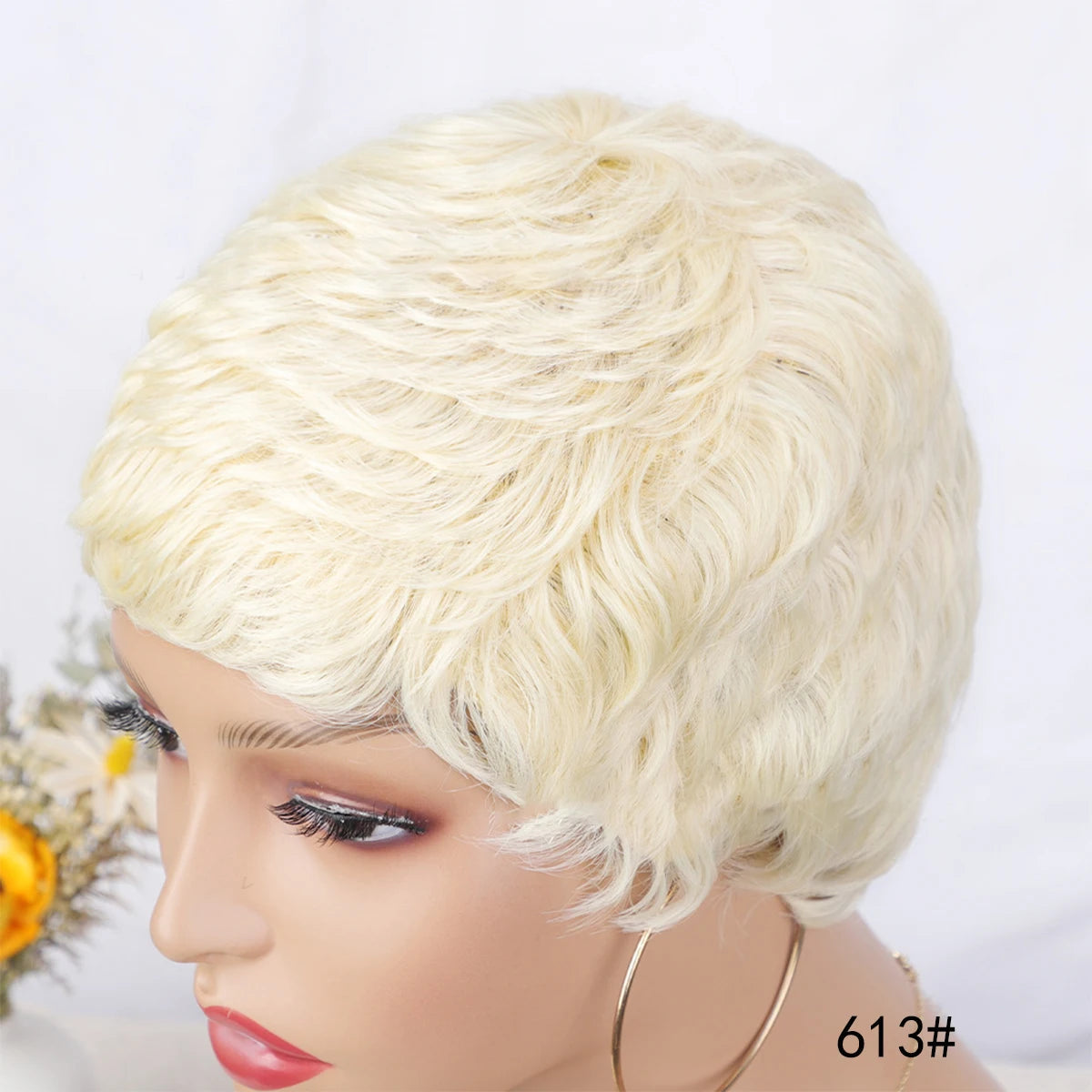 Synthetic Short Pixie Cut Wigs For Women Pixie Cut Short Wavy Layered Wigs Black Wavy Wigs Short Wigs Pixie Cut Wigs For Women Good Vibrations