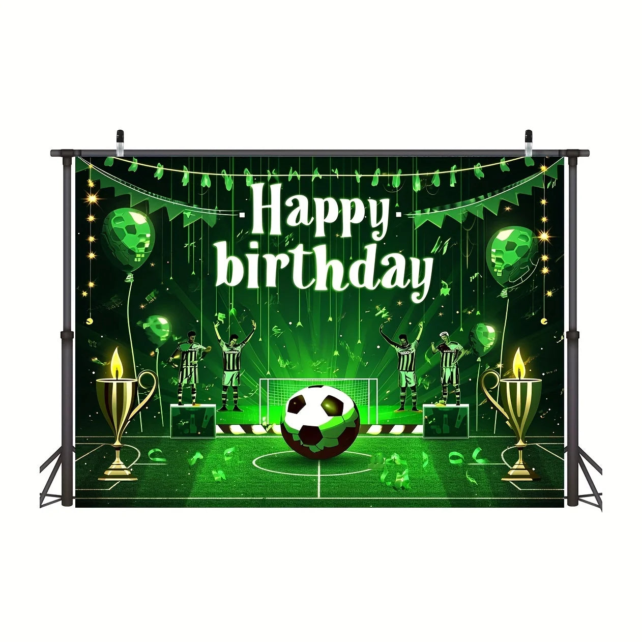 Birthday Party Background Football Field Photo Background Football Theme Birthday Party Decoration Good Vibrations