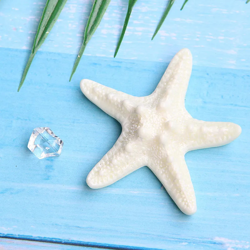 Mermaid Theme Cake Toppers Shell Starfish Fish Tail Children Girl Birthday Wedding Baby Shower Party Cake Decorations Supplies Good Vibrations