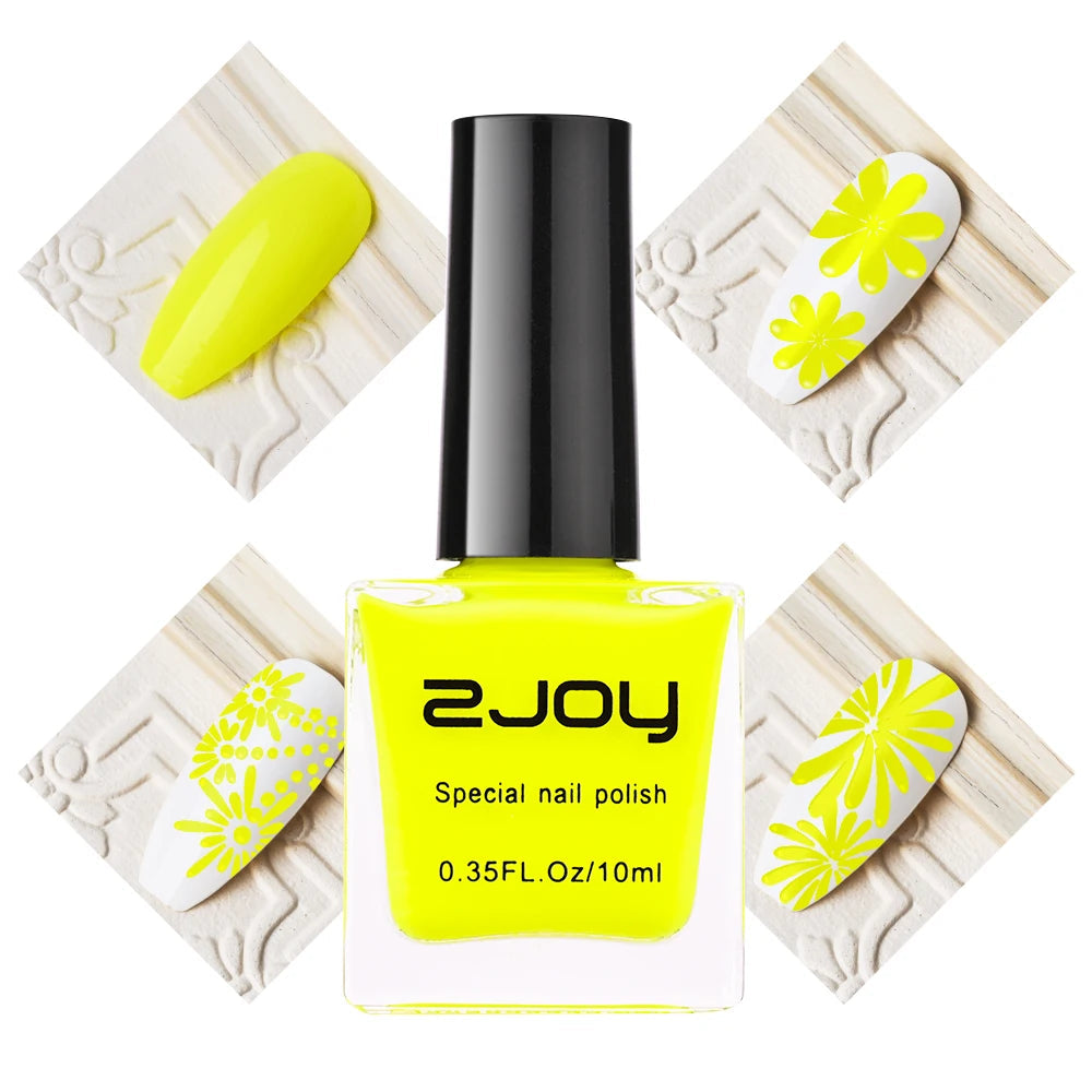 10ml Nail Stamping Polish Varnish Black White Colorful Nail Printing Lacquers for Stamping Plate 30 Colors Nail Stamping Polish Good Vibrations