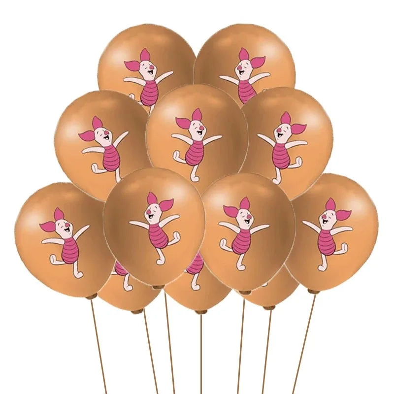 30/20/10pcs Winnie Pooh Theme Birthday Party Latex Balloons Set Blue Yellow Latex Balloon Baby Shower Decoration Supplies Good Vibrations