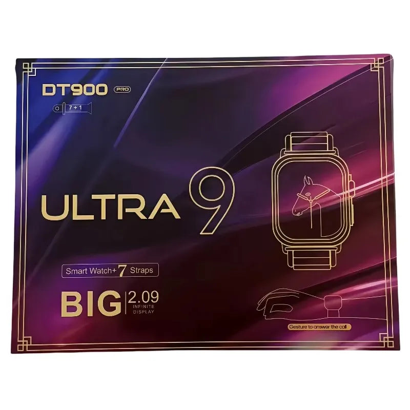 7 Watch Straps New Watch10 Ultra 3 Smartwatch 2.2HD Amoled Circular Screen ECG Monitoring Reloj Inteligente Wristwatch Good Vibrations