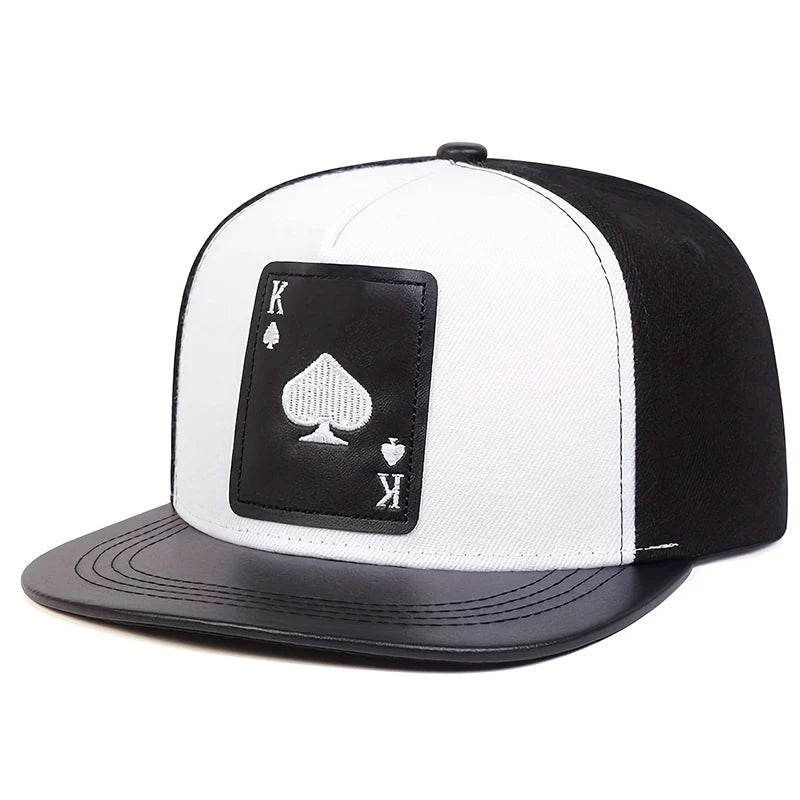 Fashion Hip Hop baseball Cap poker embroidery personalized Hat Men Women cotton Snapback Hats Outdoor Trucker Caps Sun Hats Good Vibrations
