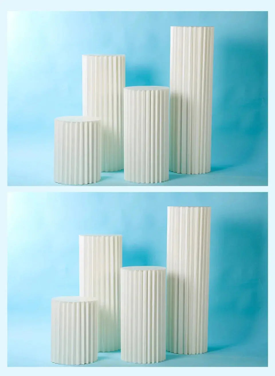 Folding Paper Cake Stand Wedding Decoration Props Dessert Table Rack Birthday Party Event Decoration Ornaments Baby Shower Decor Good Vibrations