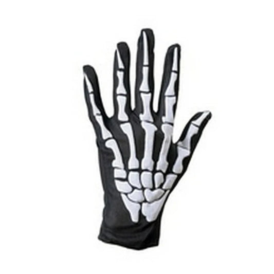 Halloween Gloves Black White Makeup Props Halloween Supplies Naturalness Skull Ghost Claw Gloves Festival Products 2024 Good Vibrations