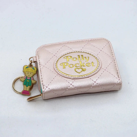 Cute Dolls Walle PU cute cartoon student zipper handbag multi-card folding daily pocket walle Good Vibrations