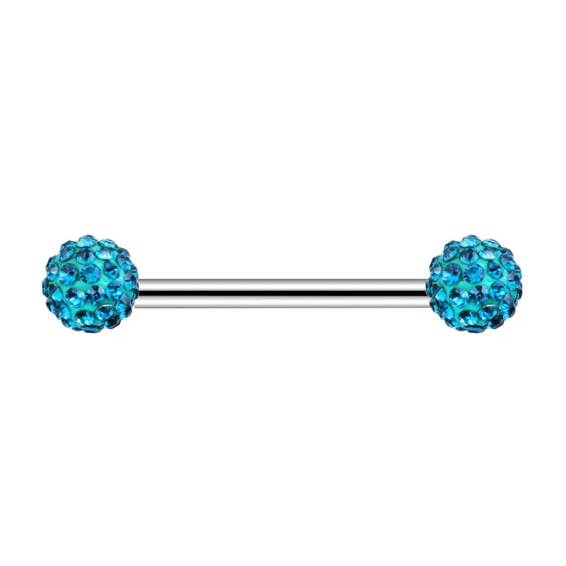 2pcs Stainless Steel Shield Bar Barbell Nipple Piercing Jewelry for Women Both Sides Screwed Sun Moon Flower Star Nipple Rings Good Vibrations Adult Super Store