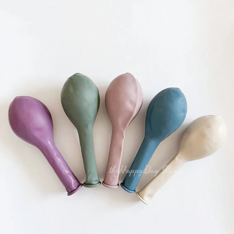 5-18in Boho Birthday Balloons Twilight Pink Blue White Sand Balloons for Wedding Birthday Baby Shower Graduation Party Decor Good Vibrations
