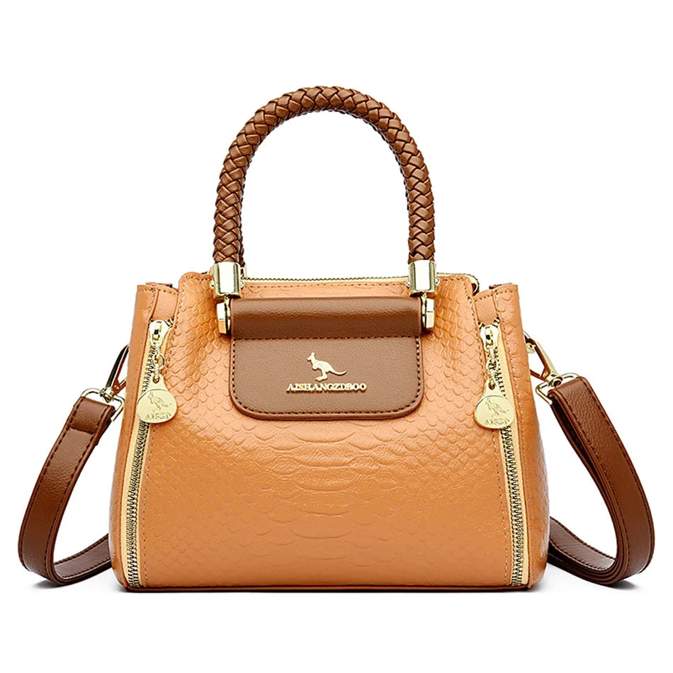 Fashion Crossbody Bags for Women Designer Ladies Purses and Handbags High-quality Soft Leather Women Shoulder Messenger Bags Sac Good Vibrations