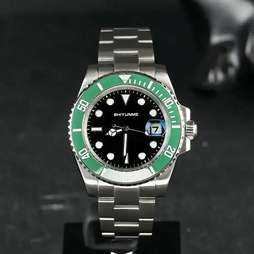 WATCH1 Store  Men's 904L Automatic Mechanical Watch Stainless Steel Bracelet Ceramic Waterproof Sapphire Glass Good Vibrations