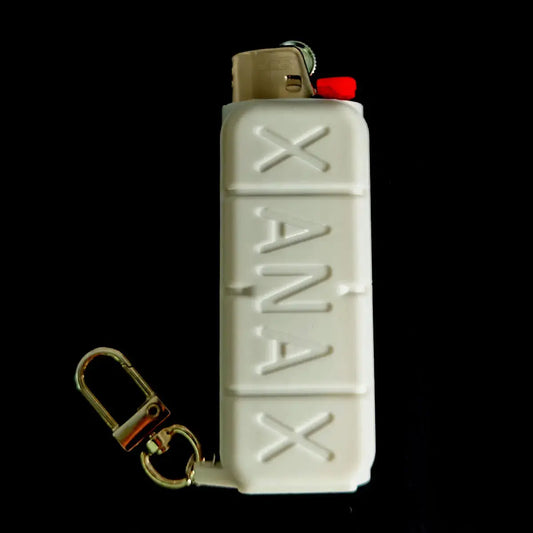 XANAX Lighter Case Cover Sleeve For Regular Bic J6 Lighters With Keychain Hook Good Vibrations Adult Super Store