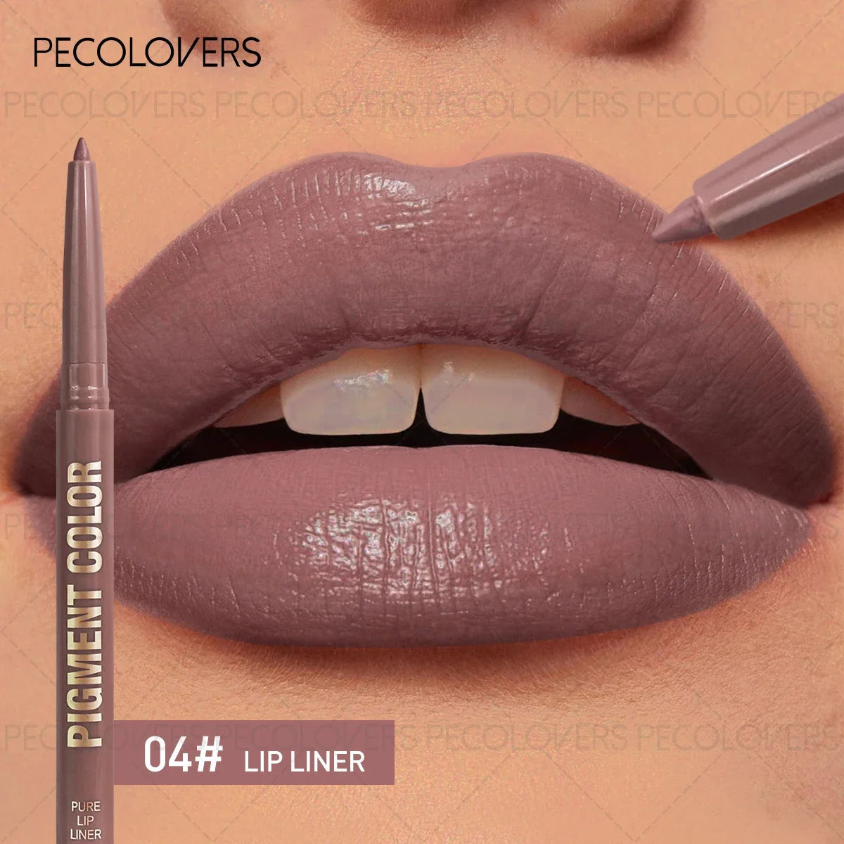 1PC Matte Lip Liner, Waterproof, Easy To Color, Durable, Three-dimensional Lips, Long-lasting, Women's Gift Good Vibrations