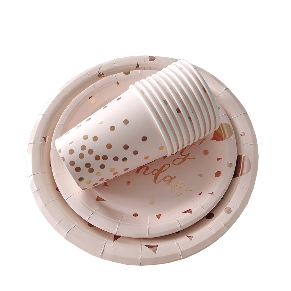 10PCS Colored Paper Cups Gold Dot Pink Blue Disposable Cup Wedding Birthday Party Disposable Tableware Disposable Paper Cup Set Good Vibrations