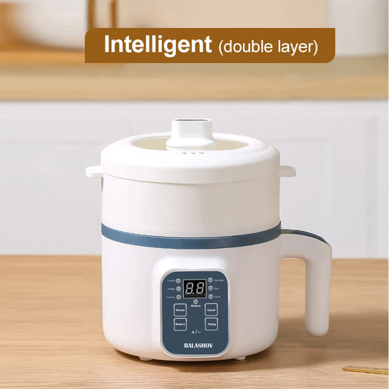 1.7L Electric Rice Cooker Single Double Layer 220V Multi Cooker Non-Stick Smart Mechanical MultiCooker Steamed Rice Pot For Home Good Vibrations Adult Super Store