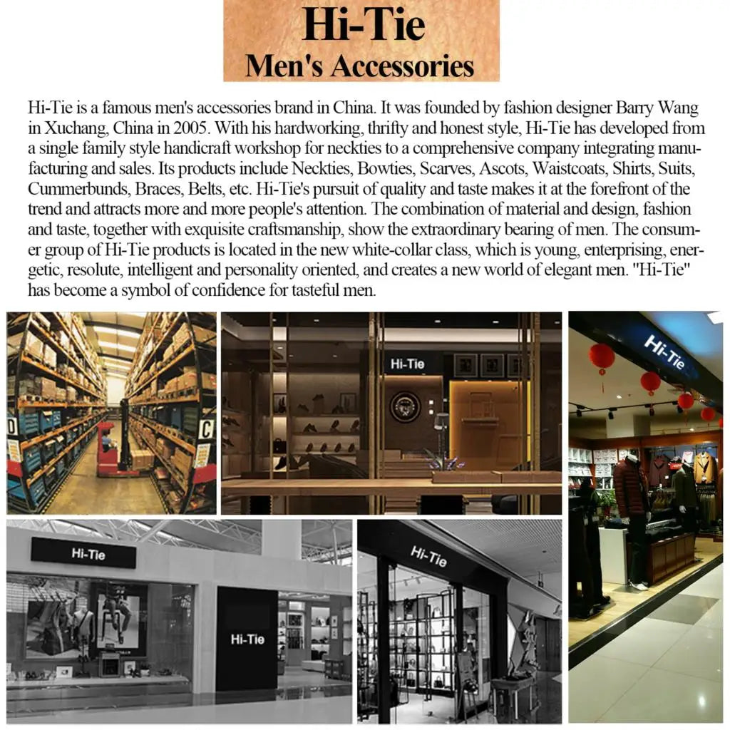 Hi-Tie Blue Business Solid 100% Silk Men's Tie NeckTie 8.5cm Ties for Men Formal Luxury Wedding High Quality Gravata Good Vibrations