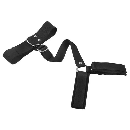 BDSM Back Handcuff Sex Toy SM Restraint Collar Fetish Adjustable Handcuffs Couple Bondage Women Erotic Restraint Sex Product Set GOOD Vibrations