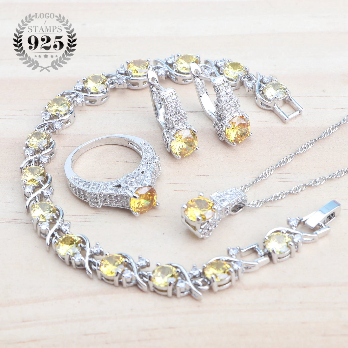 925 Sterling Silver Jewelry Sets For Women Wedding Jewelry Ladies Purple Zircon Earrings Bracelets Set Rings Pendant Necklace Good Vibrations Adult Super Store