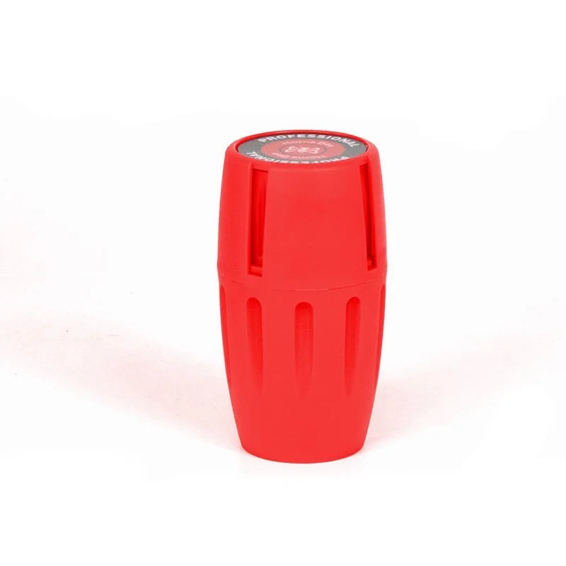 2 in 1 Wine Barrel Shaped Tobacco Grinder with Hemp Storage Jar Portable 45*81mm Manual Herb Crusher Smoking Accessory Good Vibrations