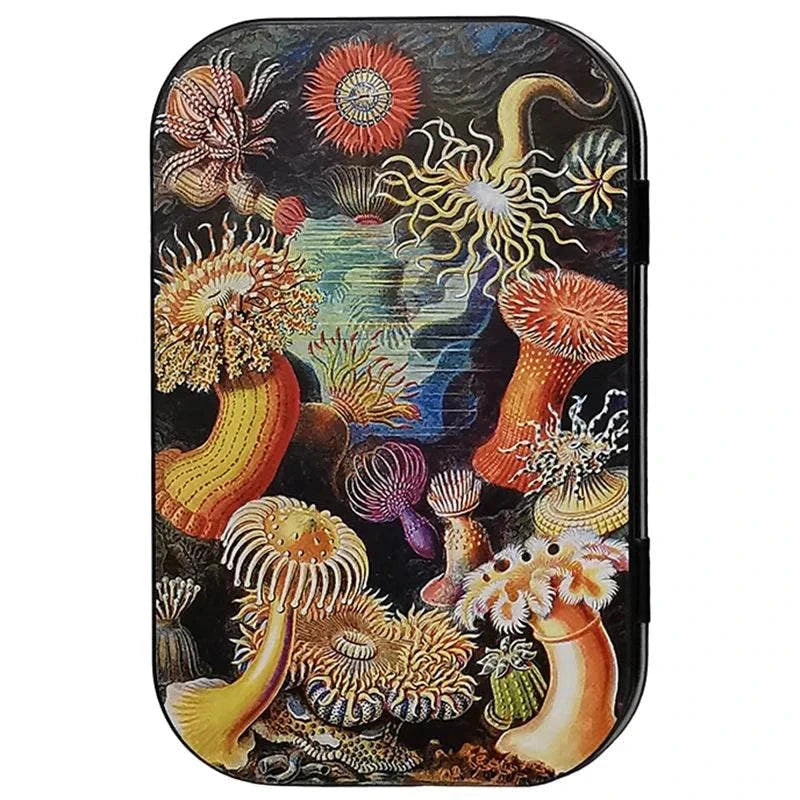 Tinplate Cigarette Case Tobacco Storage Box Flip Cap Humidor Rolling Paper Box Jewelry Candy Coin Key Fishing Organizer Sealed Good Vibrations Adult Super Store