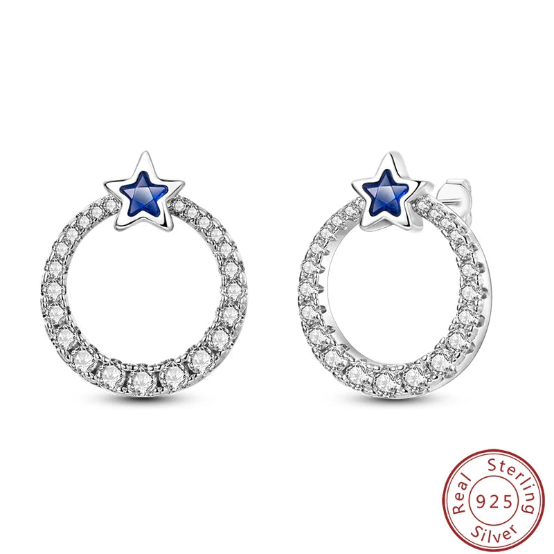 Women's Earrings 925 Sterling Silver Ocean Cute Pet Insect Plant Multi Style Earrings Fit Anniversary Delicate Jewelry Gifts Good Vibrations