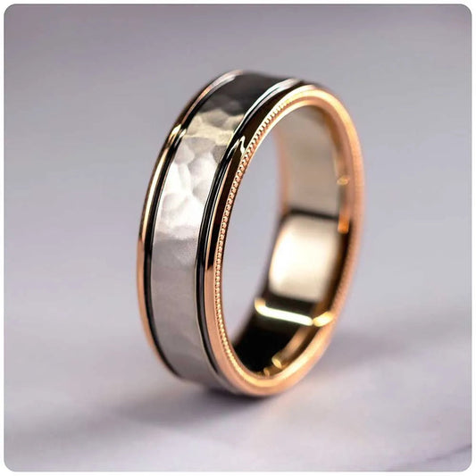 Charm Couple Rings Men Stainless Steel Rhinestones Zircon Women Wedding Band Set Valentine Day Jewelry Good Vibrations