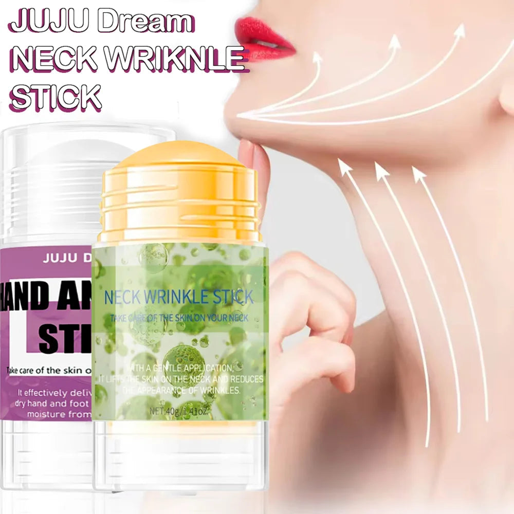 Neck Wrinkle Stick – Neck & Hand Care, Gentle & Low-Irritation, Whitening, DIY Skincare, Certified, Unisex, For All Skin Types Good Vibrations