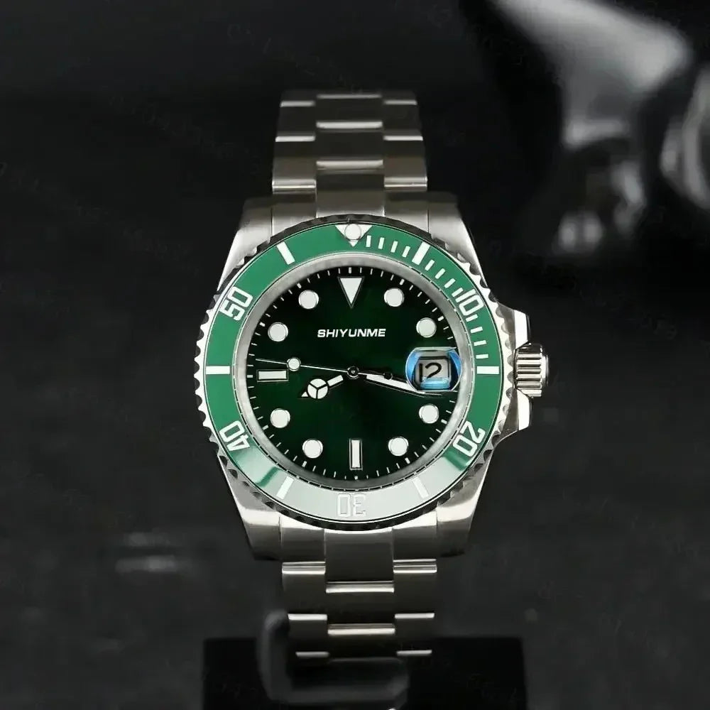 WATCH1 Store  Men's 904L Automatic Mechanical Watch Stainless Steel Bracelet Ceramic Waterproof Sapphire Glass Good Vibrations