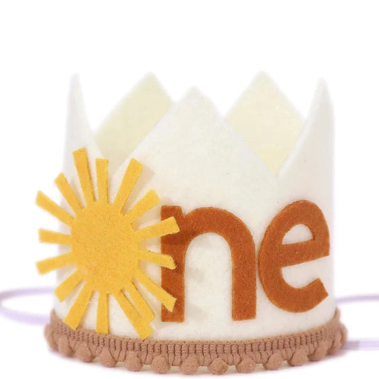 Children's Birthday Party Decoration Sun's Birthday Crown Birthday Party Decoration Hat Good Vibrations