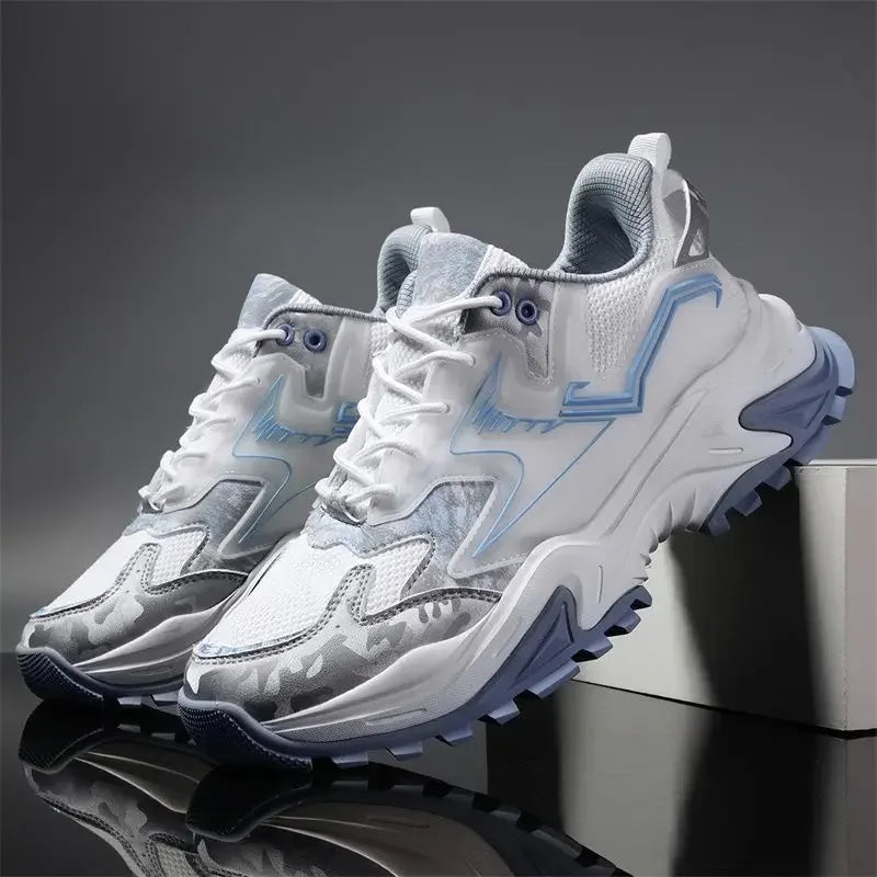 Men Sneakers Breathable Running Shoes 2025 Men Comfortable Black Casual Sneakers Outdoor Fashion Casual Shoes Zapatos De Mujer Good Vibrations