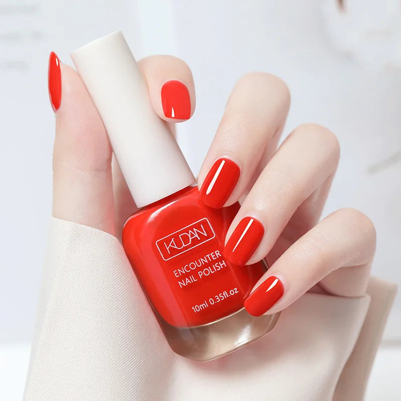 Air Dry Nail Polish 10ml 0.35 oz Water Based Non Toxic Odorless Quick Dry Toenail Finger Gel No Lamp Baking Nail Art Manicure Good Vibrations