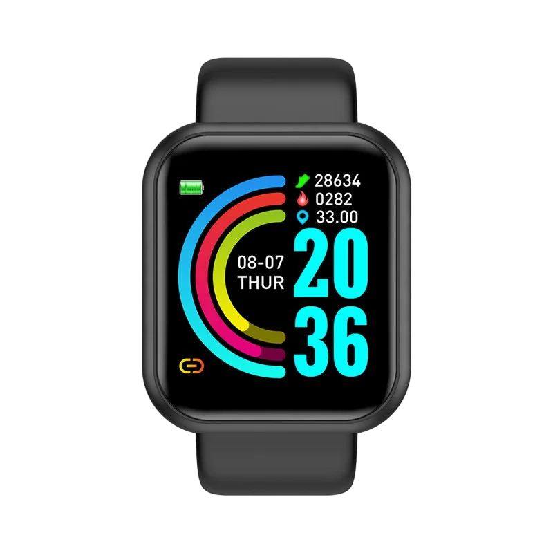 Sport Smart Watches Color Screen Life Waterproof Bluetooth Fitness Bracelet With Health Blood Pressure Heart Rate Sleep Monitor Good Vibrations