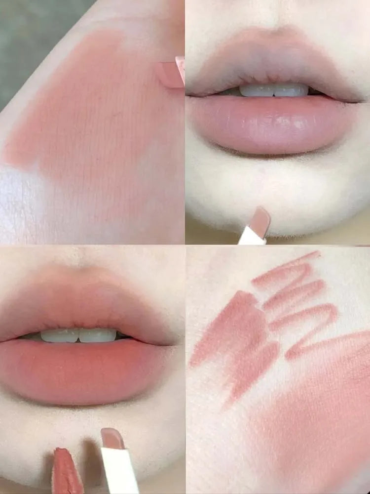 Light sweet and soft fog lipliner outlines the lip shape, lasting, not easy to fade, not take off makeup, nude pink lip liner Good Vibrations