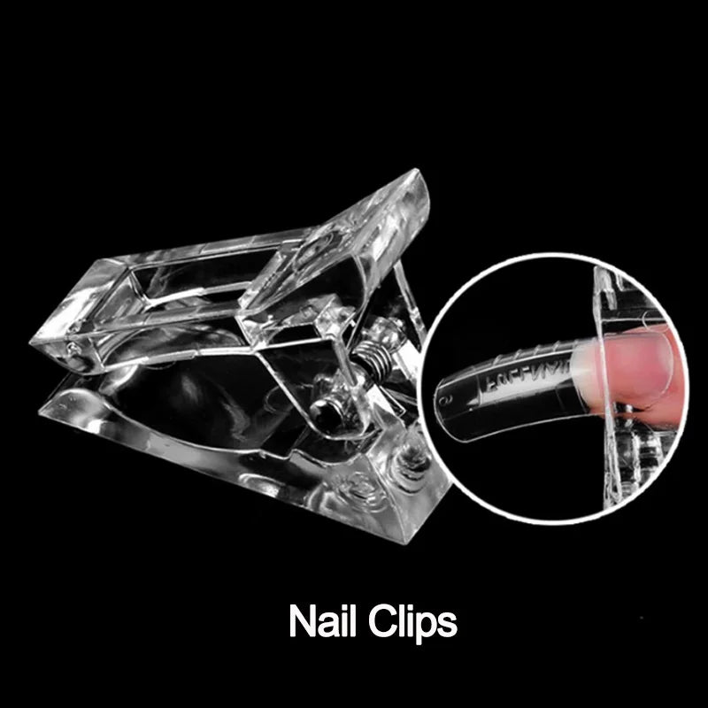 100Pcs/Box Nail Tips Full Set Acrylic Fake Finger UV Gel Polish Quick False Nails Tip Manicure Tools Nail Art DIY Tools Kit Good Vibrations