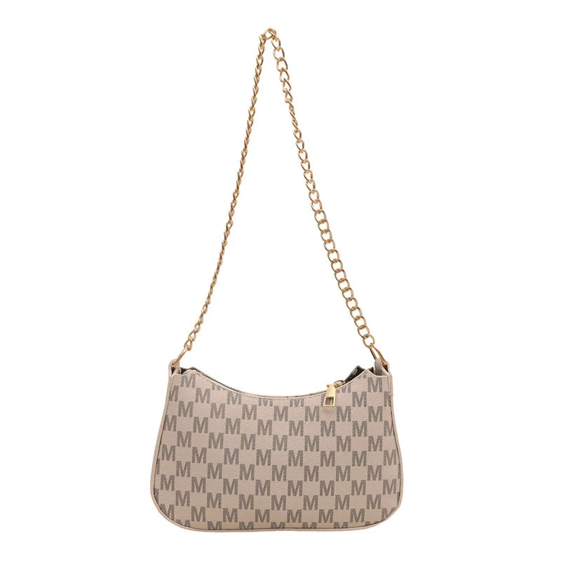 Vintage Style Square Handbag Crossbody Bag Adjustable Strap Women Messenger Shoulder Bag Sophisticated Accessory Tote Bag Purse Good Vibrations