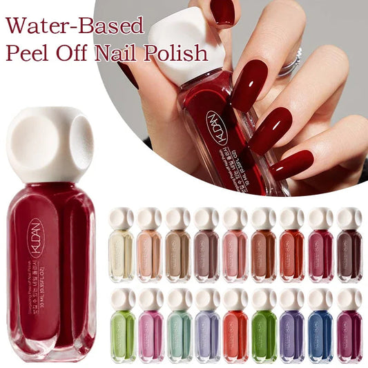 10ml Peel Off Water-Based Starry Nail Polish Fast Drying Long-Lasting Healthy And Brightening Effect No Need Lamp Cure Good Vibrations