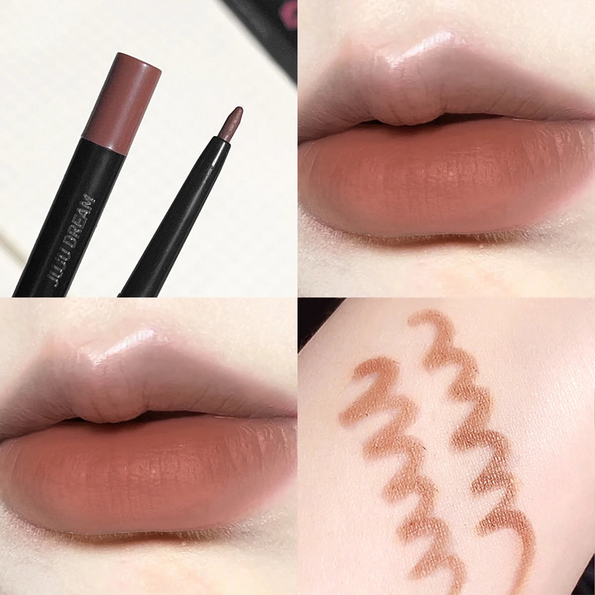 Lip line pencil outlines lips lasting waterproof, not easy to decolorize, non-sticky, coloring, matte lipstick Good Vibrations