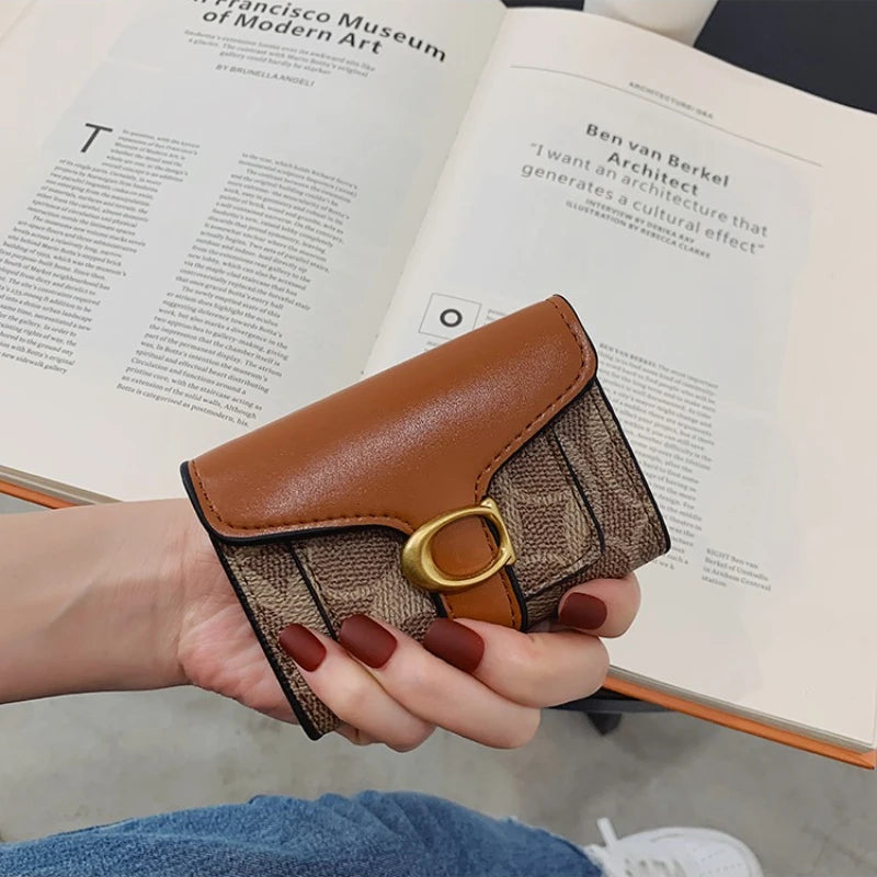 Women's Light Luxury Wallet, Durable Compact Storage Bag with Versatile Functions for Fashionable Lifestyle Good Vibrations