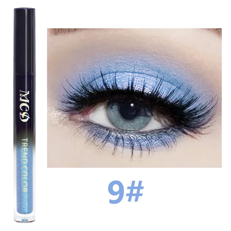 13-Shade Waterproof Liquid Eyeshadow Palette - High Shine  Long-Lasting & Smudge-Proof Makeup Set for Glamourous Looks glitter Good Vibrations